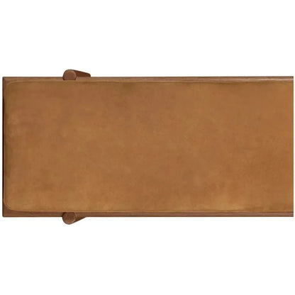 Modern Suede Bedroom Bench Preston - LOOMLAN - One For Victory - Bedroom Benches