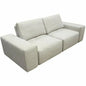 Modular 2-Seater Adjustable Backrests in Light Grey-Modular Sofas-Diamond Sofa-LOOMLAN