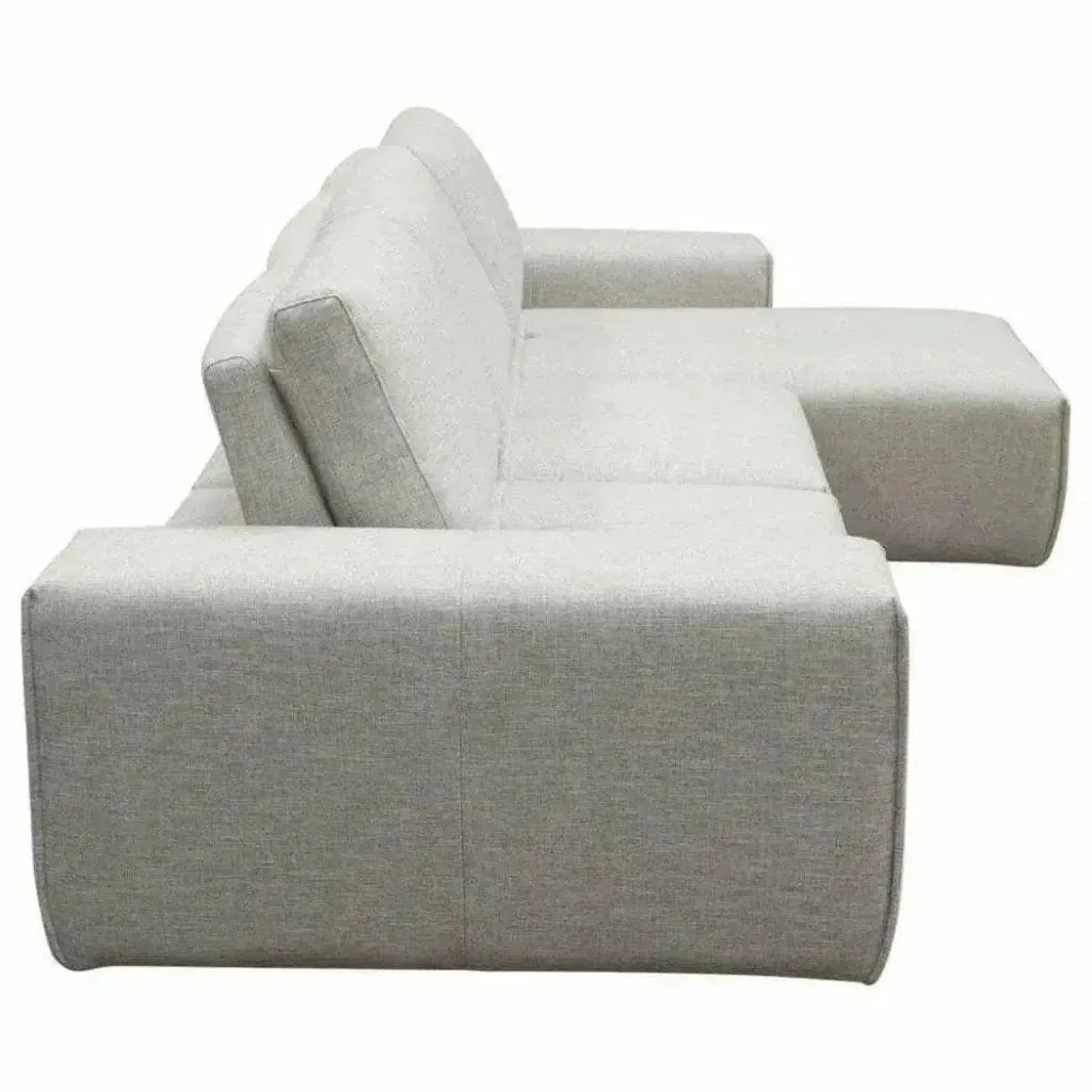 Modular 3-Seater Chaise Sectional Adjustable Backrest-Modular Sofas-Diamond Sofa-LOOMLAN