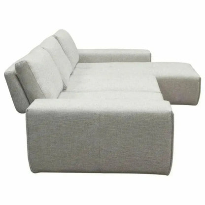 Modular 3-Seater Chaise Sectional Adjustable Backrest-Modular Sofas-Diamond Sofa-LOOMLAN