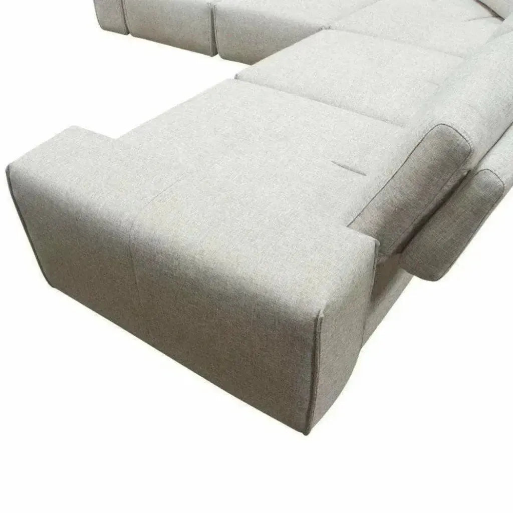 Modular 5-Seater Corner Sectional Adjustable Backrest-Modular Sofas-Diamond Sofa-LOOMLAN