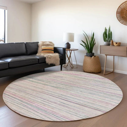 Modulyn Pink Washable Indoor - Outdoor Rug - LOOMLAN - LOOMLAN Rugs - Outdoor Rugs