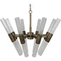 Moira Chandelier, Aged Brass Finish - LOOMLAN - Noir - Chandeliers