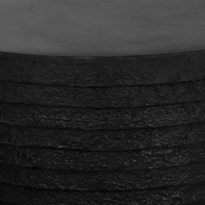 Mojave Coffee Table Concrete Black Outdoor-Outdoor Coffee Tables-SUNPAN-LOOMLAN