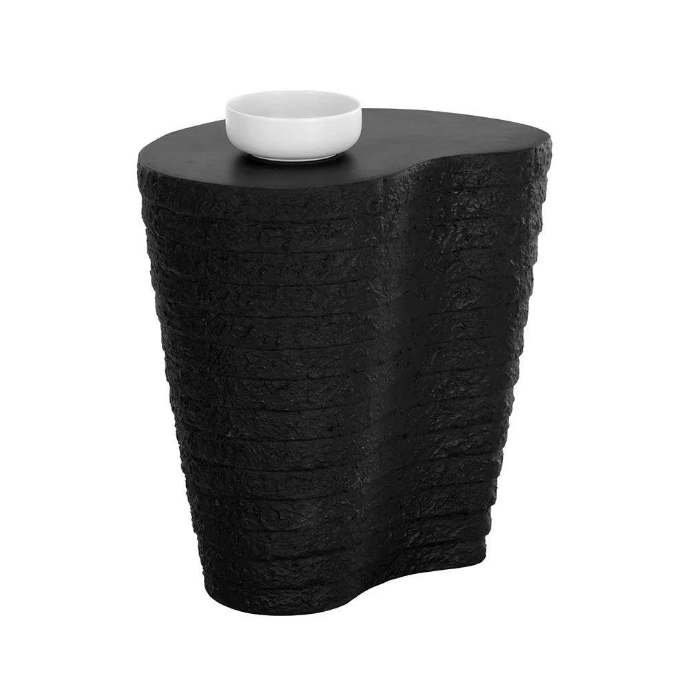 Mojave End Table by Sunpan Concrete Black - LOOMLAN - SUNPAN - Side Tables