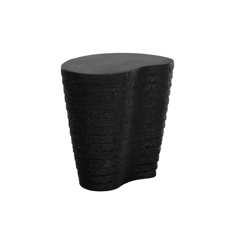 Mojave End Table by Sunpan Concrete Black - LOOMLAN - SUNPAN - Side Tables