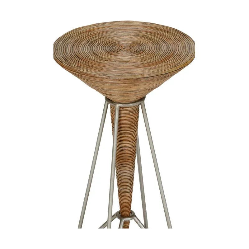 Mojito Jo Hand Crafted Rattan Twigs Side Table - LOOMLAN - Wildwood - Side Tables