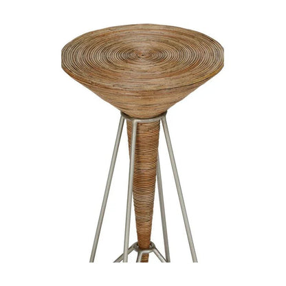 Mojito Jo Hand Crafted Rattan Twigs Side Table - LOOMLAN - Wildwood - Side Tables