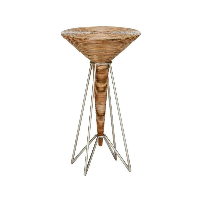 Mojito Jo Hand Crafted Rattan Twigs Side Table - LOOMLAN - Wildwood - Side Tables