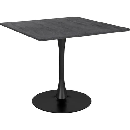 Molly Dining Table Black-Dining Tables-Zuo Modern-LOOMLAN