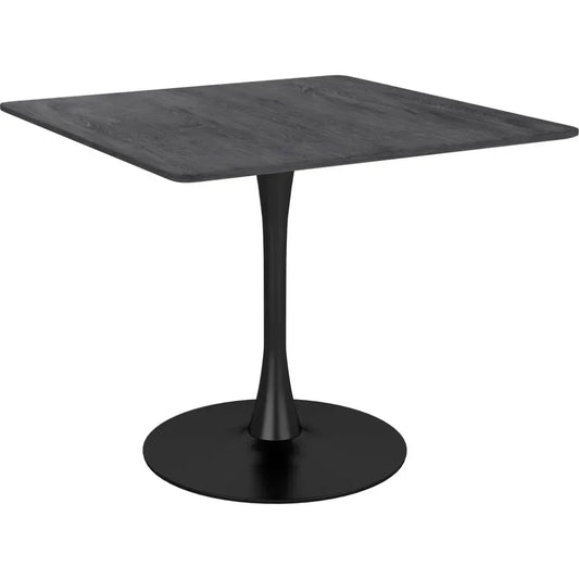 Molly Dining Table Black-Dining Tables-Zuo Modern-LOOMLAN