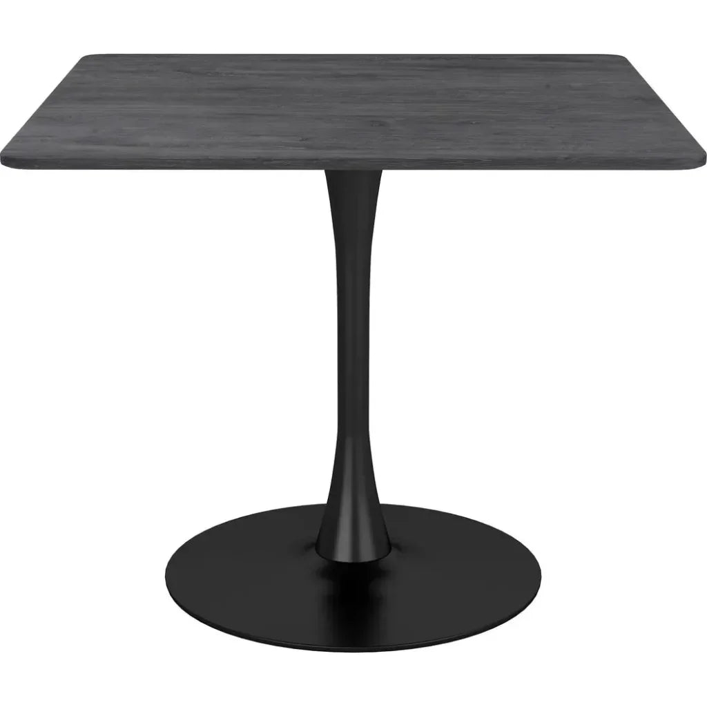 Molly Dining Table Black-Dining Tables-Zuo Modern-LOOMLAN