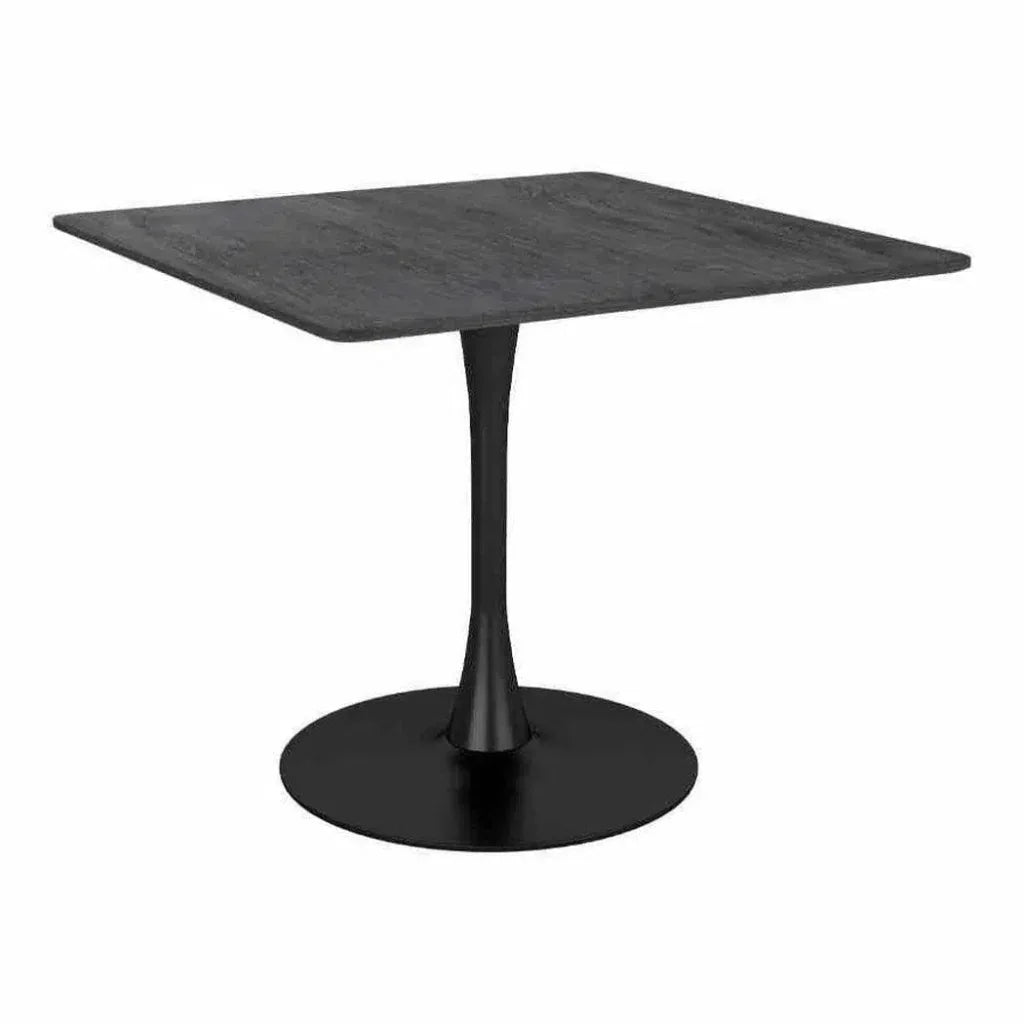Molly Dining Table Black-Dining Tables-Zuo Modern-LOOMLAN