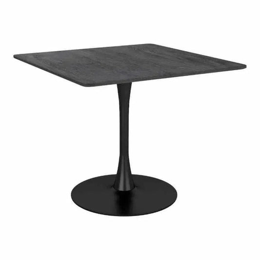 Molly Dining Table Black-Dining Tables-Zuo Modern-LOOMLAN