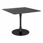 Molly Dining Table Black-Dining Tables-Zuo Modern-LOOMLAN