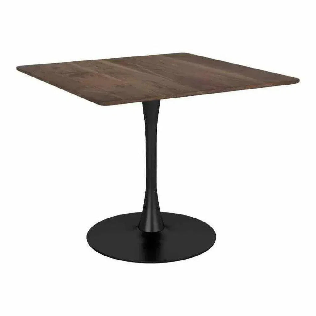 Molly Dining Table Brown-Dining Tables-Zuo Modern-LOOMLAN