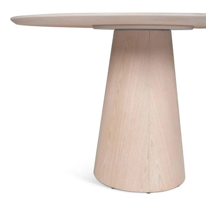 Mona Wooden Round Dining Table-Dining Tables-Urbia-LOOMLAN