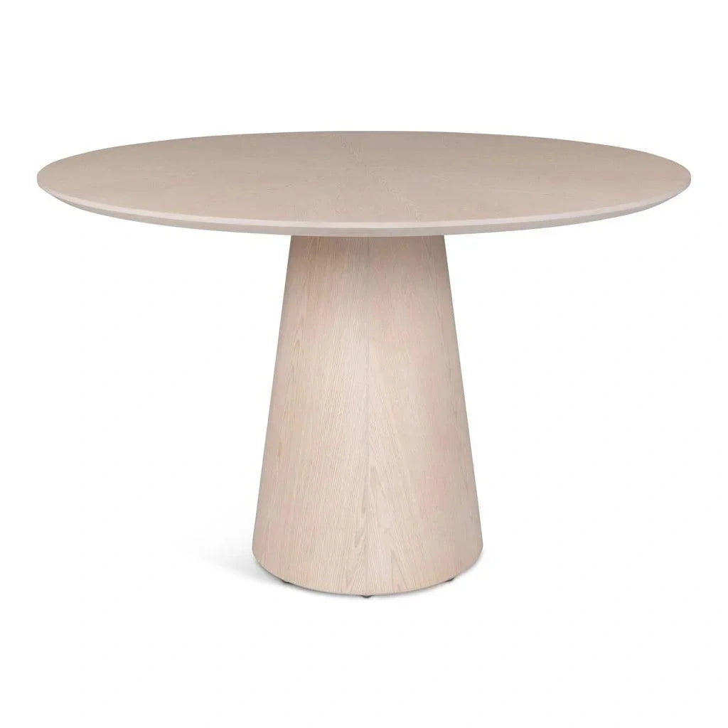 Mona Wooden Round Dining Table-Dining Tables-Urbia-LOOMLAN