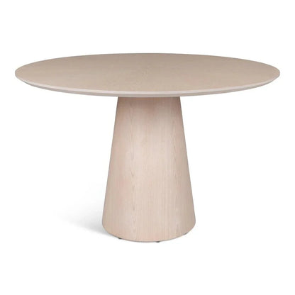 Mona Wooden Round Dining Table-Dining Tables-Urbia-Nevoa-LOOMLAN