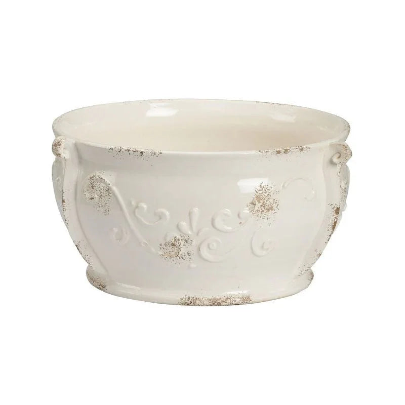 Monaco Italian Ceramic Cachepot - LOOMLAN - Chelsea House - Planters