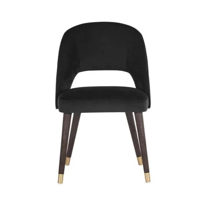 Monae Leather Armless Dining Chair - LOOMLAN - SUNPAN - Dining Chairs