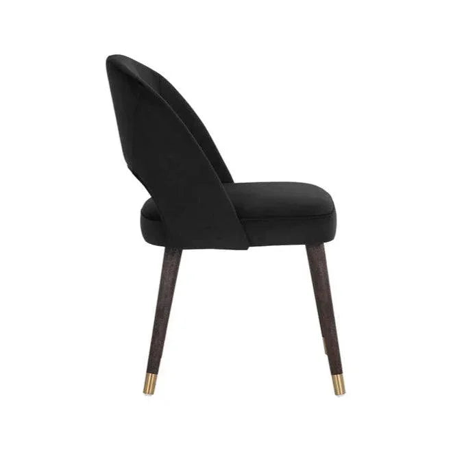 Monae Leather Armless Dining Chair - LOOMLAN - SUNPAN - Dining Chairs