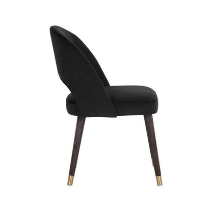 Monae Leather Armless Dining Chair - LOOMLAN - SUNPAN - Dining Chairs