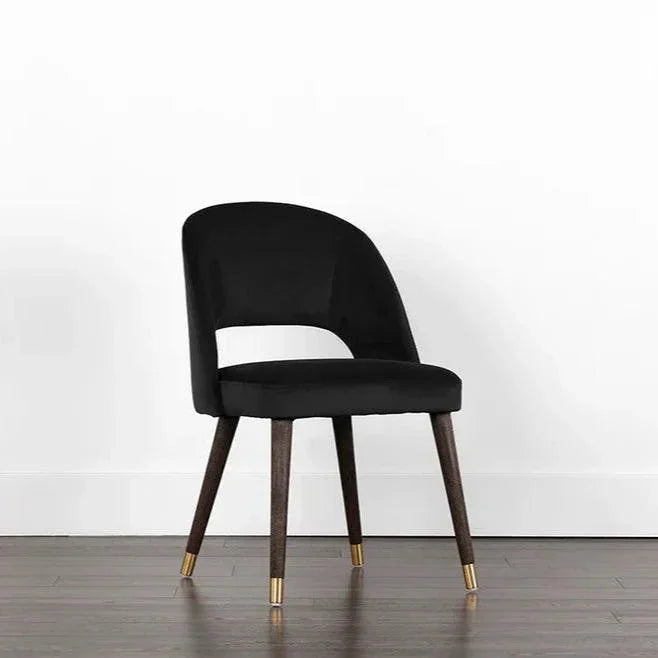 Monae Leather Armless Dining Chair - LOOMLAN - SUNPAN - Dining Chairs