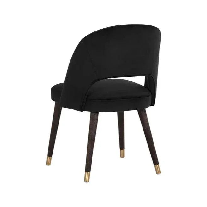 Monae Leather Armless Dining Chair - LOOMLAN - SUNPAN - Dining Chairs