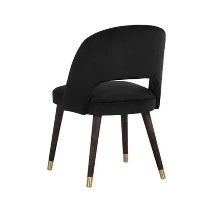 Monae Leather Armless Dining Chair - LOOMLAN - SUNPAN - Dining Chairs