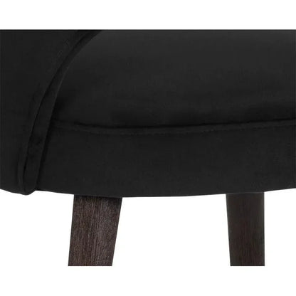 Monae Leather Armless Dining Chair - LOOMLAN - SUNPAN - Dining Chairs