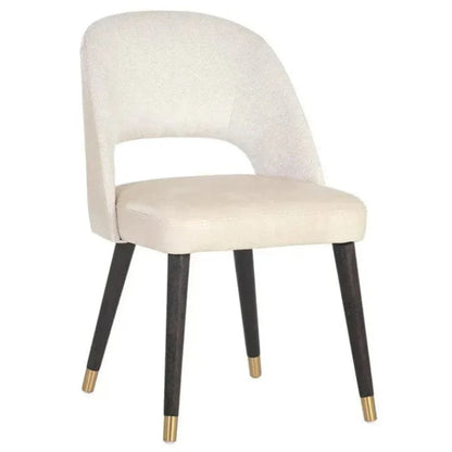 Monae Leather Armless Dining Chair - LOOMLAN - SUNPAN - Dining Chairs