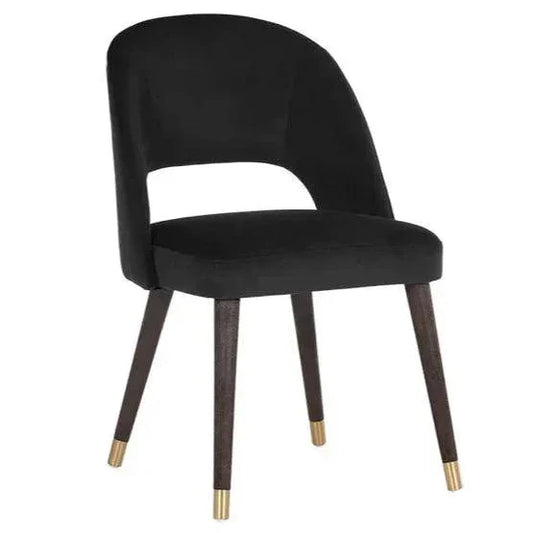 Monae Leather Armless Dining Chair - LOOMLAN - SUNPAN - Dining Chairs