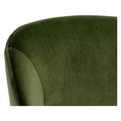 Monae Leather Chic Barrel Counter Stool - LOOMLAN - SUNPAN - Counter Stools