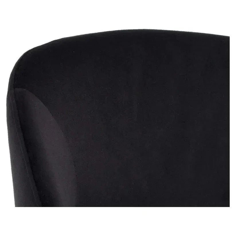 Monae Leather Chic Barrel Counter Stool - LOOMLAN - SUNPAN - Counter Stools