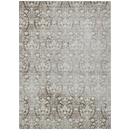 Monavia Chocolate Washable Indoor - Outdoor Rug - LOOMLAN - LOOMLAN Rugs - Outdoor Rugs