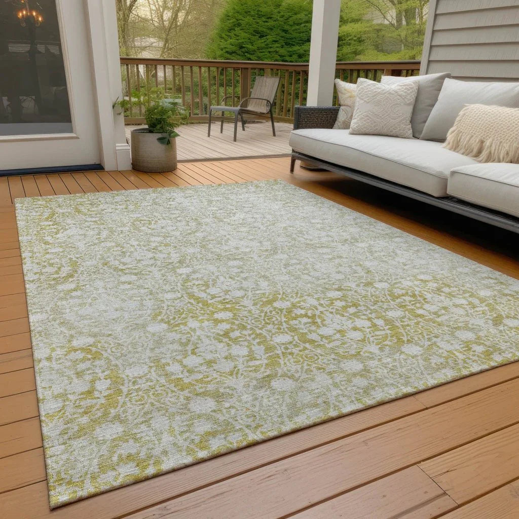 Monavia Gold Washable Indoor - Outdoor Rug - LOOMLAN - LOOMLAN Rugs - Outdoor Rugs