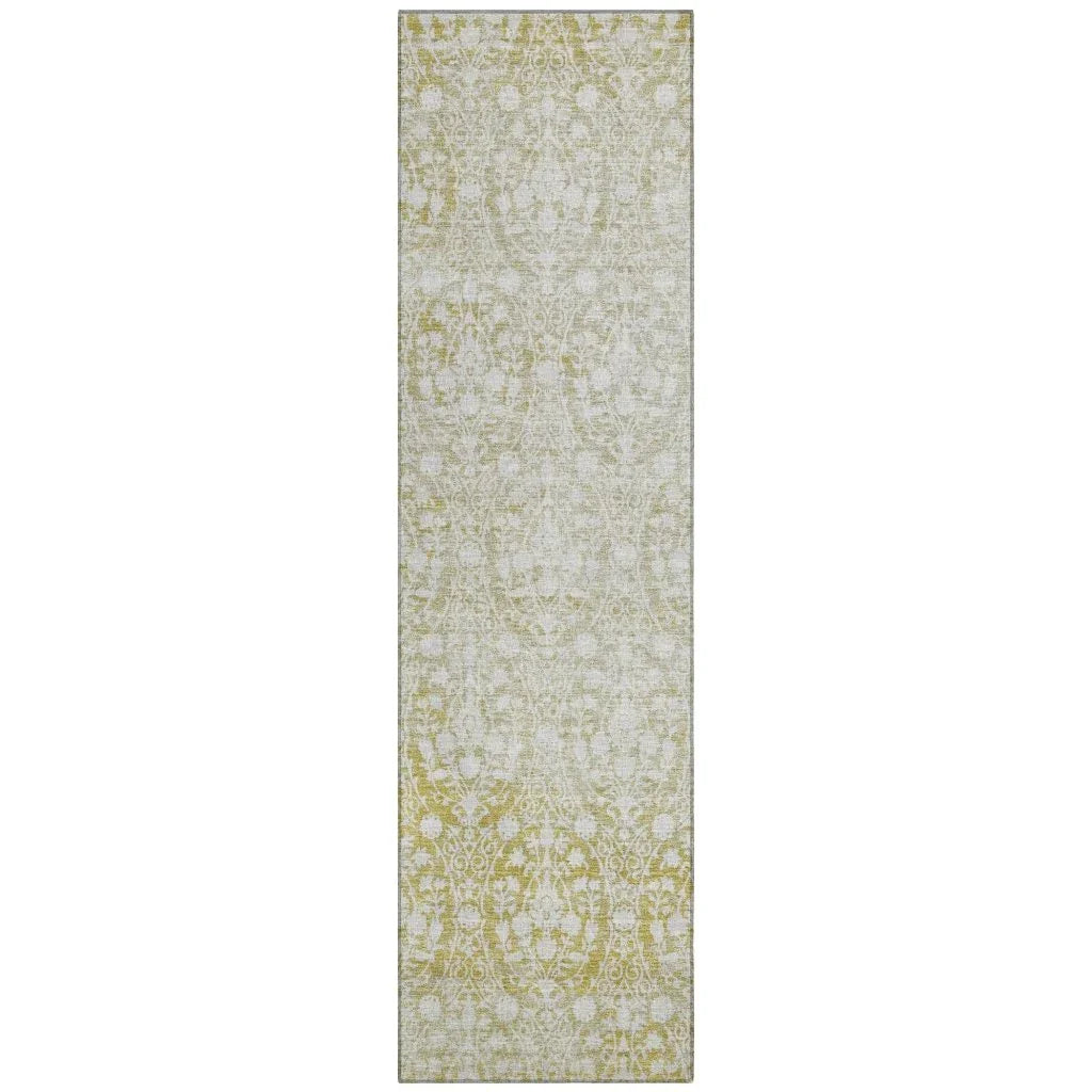 Monavia Gold Washable Indoor - Outdoor Rug - LOOMLAN - LOOMLAN Rugs - Outdoor Rugs