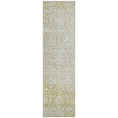 Monavia Gold Washable Indoor - Outdoor Rug - LOOMLAN - LOOMLAN Rugs - Outdoor Rugs