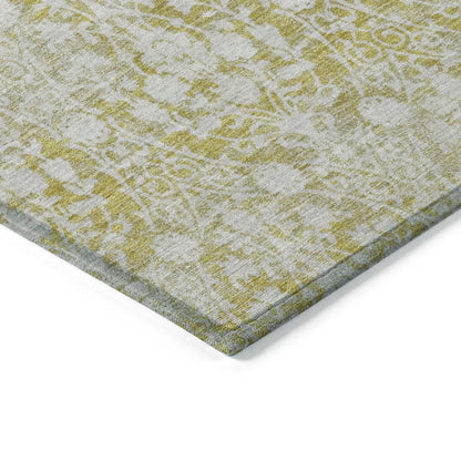 Monavia Gold Washable Indoor - Outdoor Rug - LOOMLAN - LOOMLAN Rugs - Outdoor Rugs