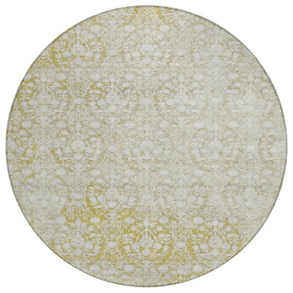 Monavia Gold Washable Indoor - Outdoor Rug - LOOMLAN - LOOMLAN Rugs - Outdoor Rugs