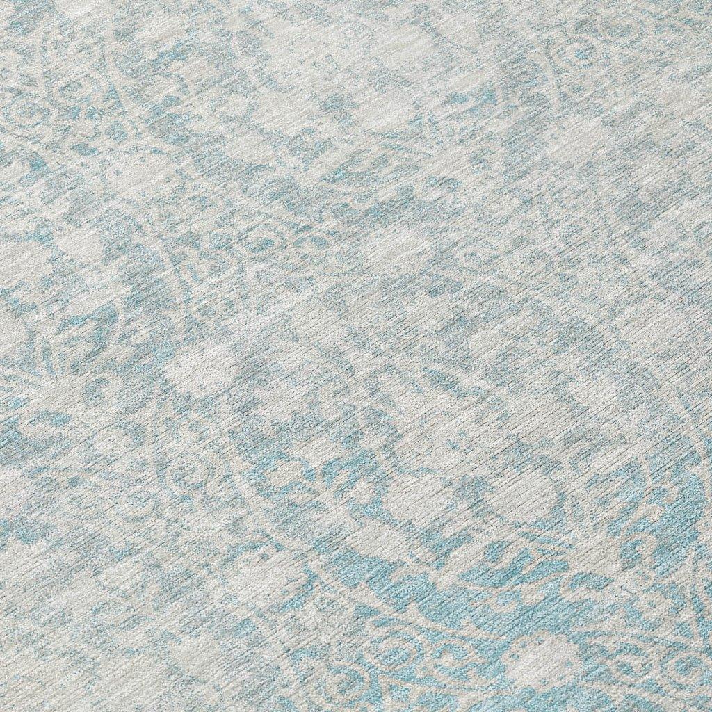Monavia Teal Washable Indoor - Outdoor Rug - LOOMLAN - LOOMLAN Rugs - Outdoor Rugs
