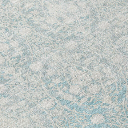 Monavia Teal Washable Indoor - Outdoor Rug - LOOMLAN - LOOMLAN Rugs - Outdoor Rugs