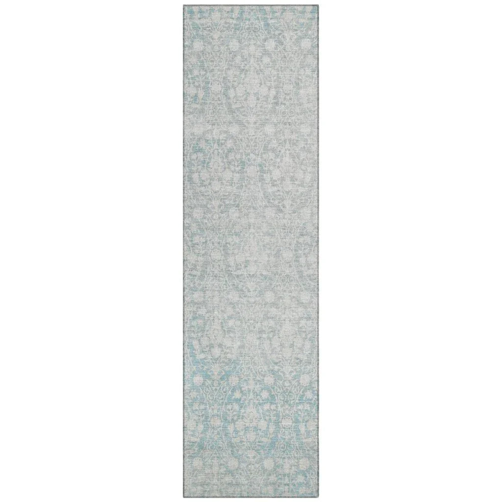 Monavia Teal Washable Indoor - Outdoor Rug - LOOMLAN - LOOMLAN Rugs - Outdoor Rugs