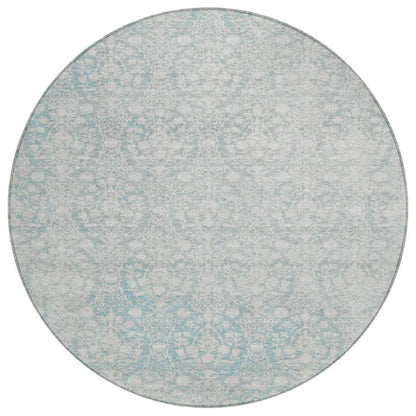 Monavia Teal Washable Indoor - Outdoor Rug - LOOMLAN - LOOMLAN Rugs - Outdoor Rugs