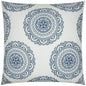 Mondelo Navy Floral Navy Large Throw Pillow Insert - LOOMLAN - D.V. Kap - Throw Pillows