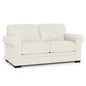 Mondern Leather Loveseat With Rolled Arms - LOOMLAN - Uptown Sebastian - Sofas & Loveseats
