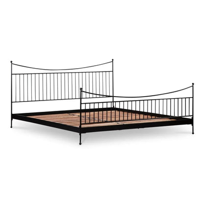 Monet Black Iron Frame Design Bed - LOOMLAN - Moe's Home - Beds