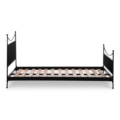 Monet Black Iron Frame Design Bed - LOOMLAN - Moe's Home - Beds