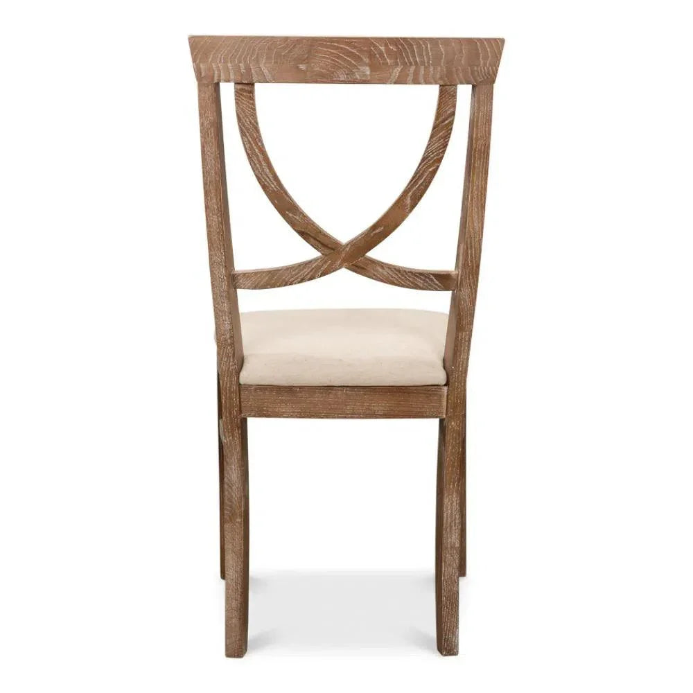 Monet's Open Back Dining Chairs Set of 2 - LOOMLAN - Sarreid - Dining Chairs